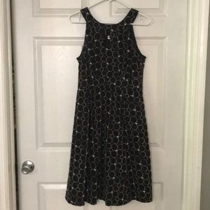 Black and white dress